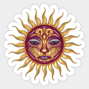 SUN FACE Sticker